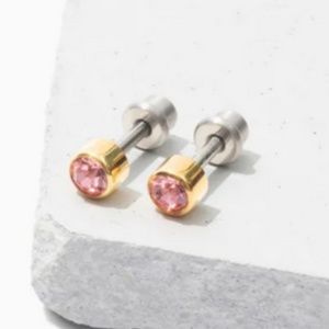 Tini Lux Earrings Ava Studs Titanium Hypoallergenic
